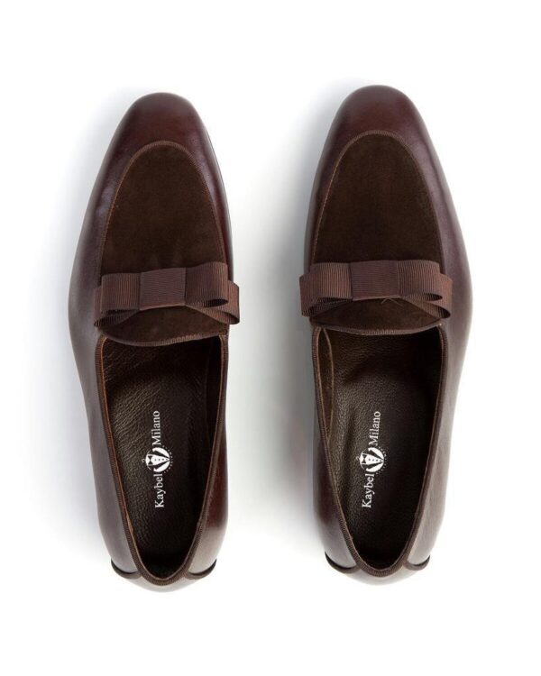 Classic Brown Tuxedo Loafers - Image 2