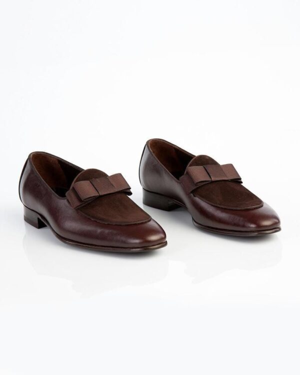 Classic Brown Tuxedo Loafers