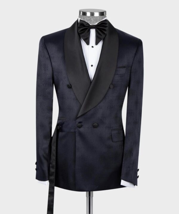 Classic Belted Tuxedo Suit