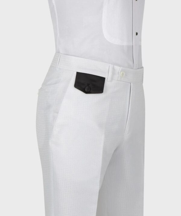 Classic Belted Tuxedo Suit - Image 3