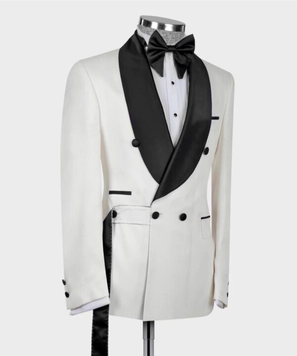 Classic Belted Tuxedo Suit