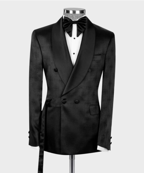 Classic Belted Tuxedo Suit