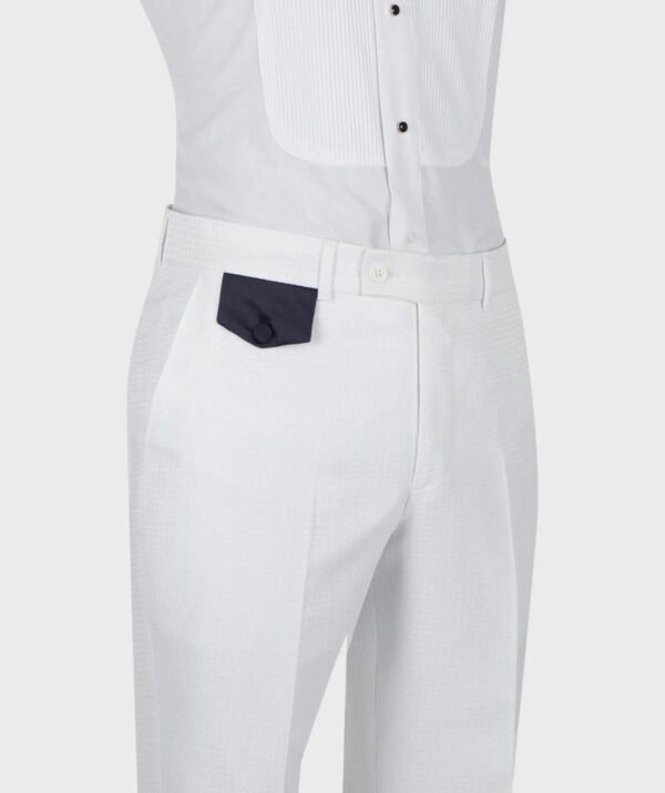 Classic Belted Tuxedo Suit - Image 2