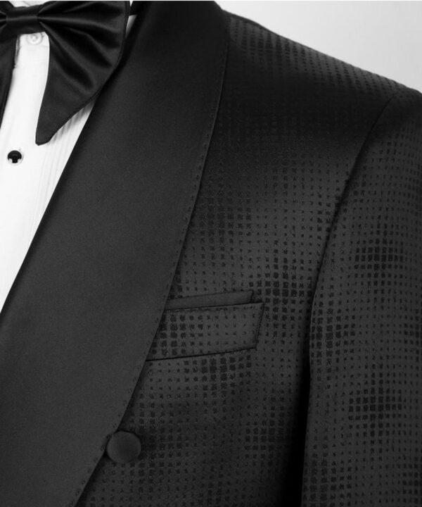 Classic Belted Tuxedo Suit - Image 2