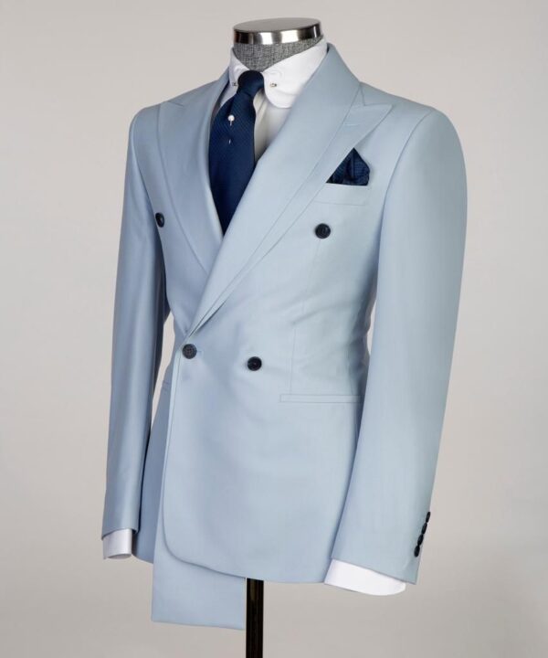 Classic Double Breasted Suit - Image 3