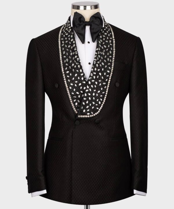 Acme Stones Detailed Belted Tuxedo - Image 5