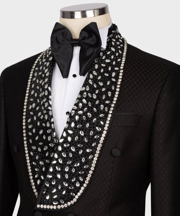 Acme Stones Detailed Belted Tuxedo - Image 4
