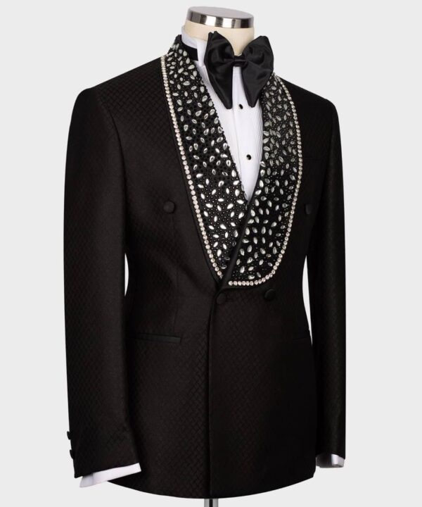 Acme Stones Detailed Belted Tuxedo - Image 2