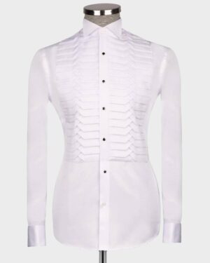 Acme White Tuxedo Shirt