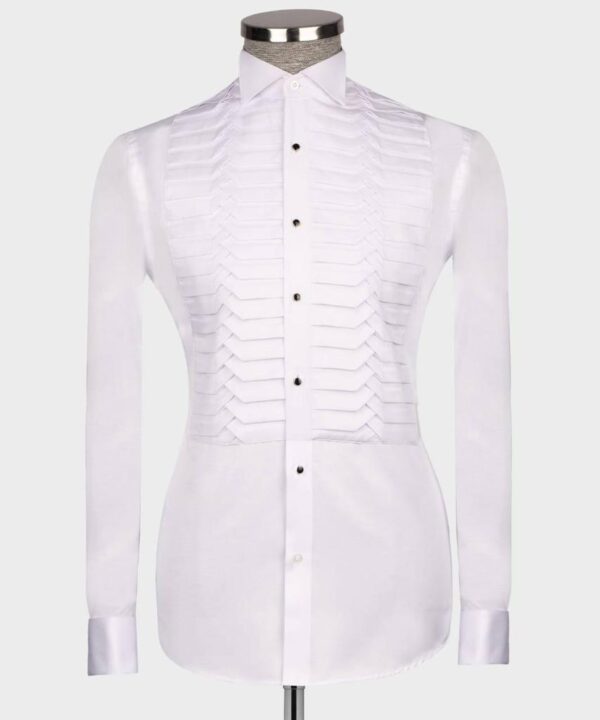 Acme White Tuxedo Shirt
