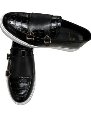 Classic Sneakers With Double Monk Straps