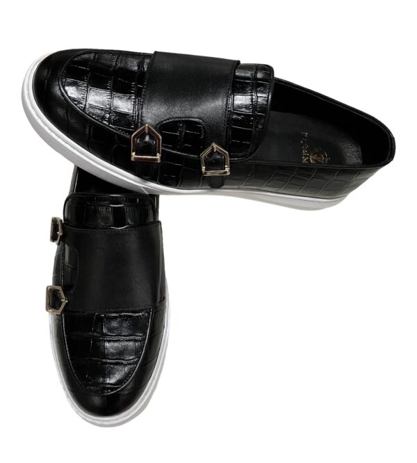 Classic Sneakers With Double Monk Straps