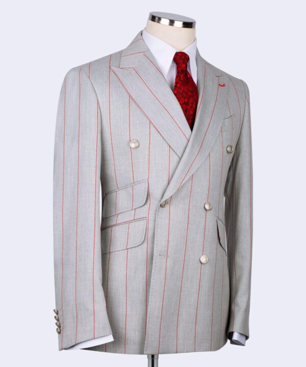 Classic Double Breasted Suit - Image 3