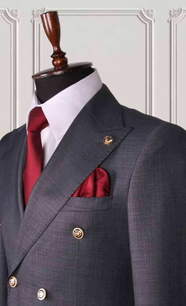 Classic Double Breasted Suit - Image 2
