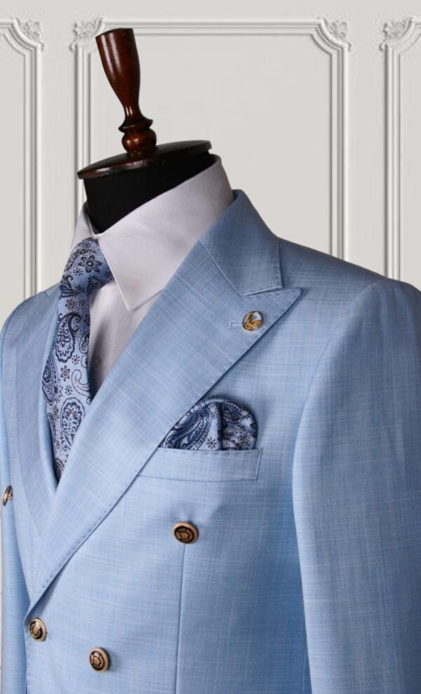 Classic Double Breasted Suit - Image 2