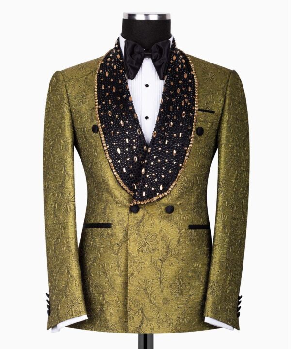 Acme Stones Detailed Belted Tuxedo - Image 2
