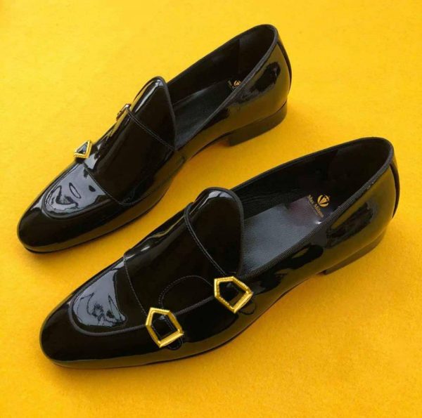 Classic Double Straps Monk Shoes - Image 2