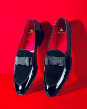 Classic Black Tuxedo Loafers