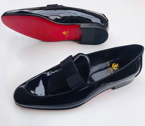 Classic Black Tuxedo Loafers
