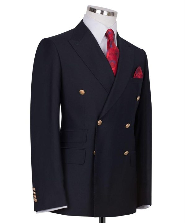 Classic Double-Breasted Suit - Image 3