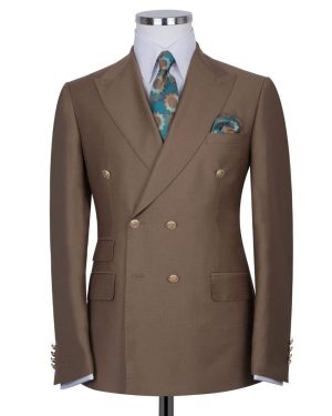 Classic Double-Breasted Suit