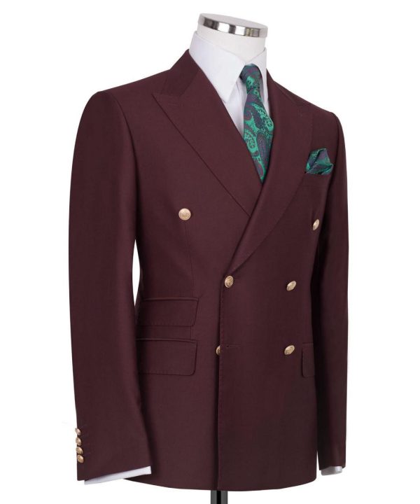 Classic Double-Breasted Suit - Image 3