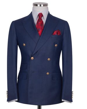 Classic Double-Breasted Suit