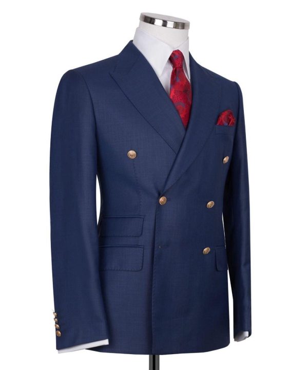 Classic Double-Breasted Suit - Image 3