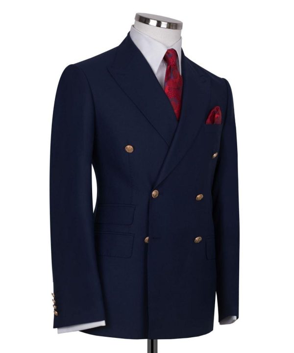 Classic Double-Breasted Suit - Image 3