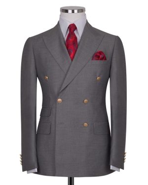 Classic Double-Breasted Suit
