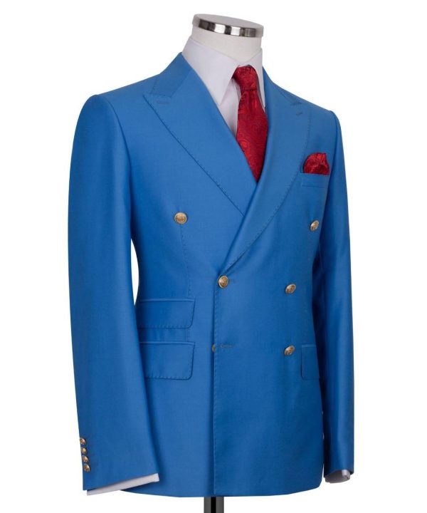Classic Double-Breasted Suit - Image 3