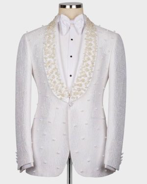 Acme Stones Detailed Tuxedo Suit