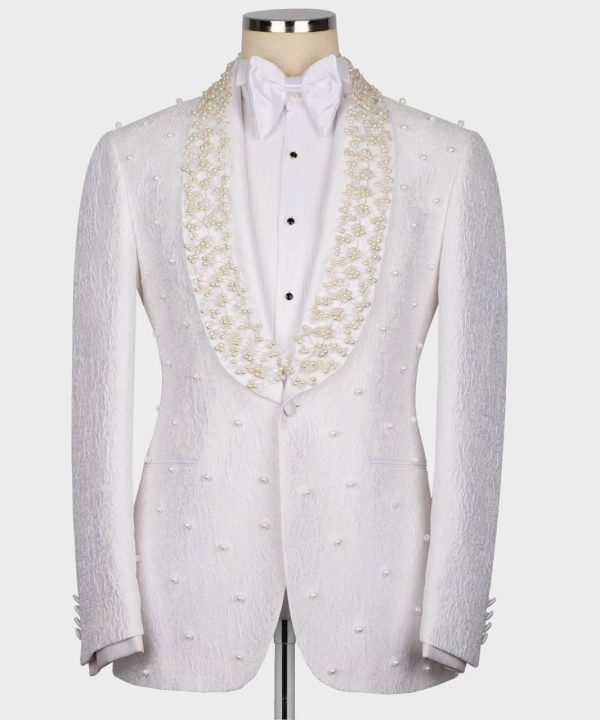 Acme Stones Detailed Tuxedo Suit