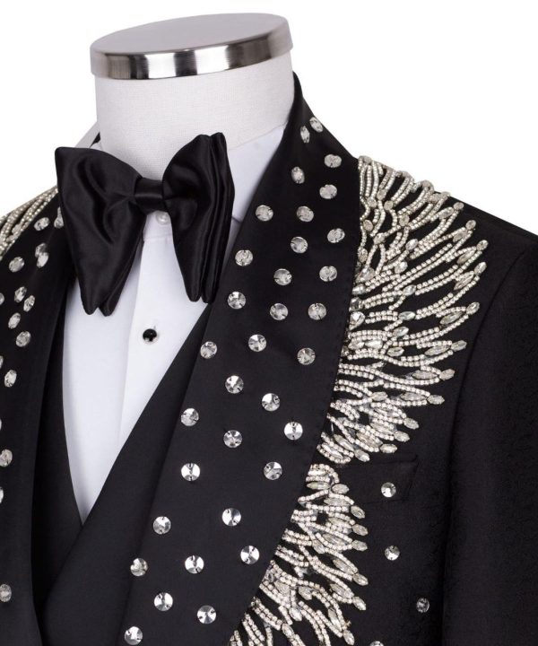 Acme Stones Detailed Tuxedo Suit - Image 5