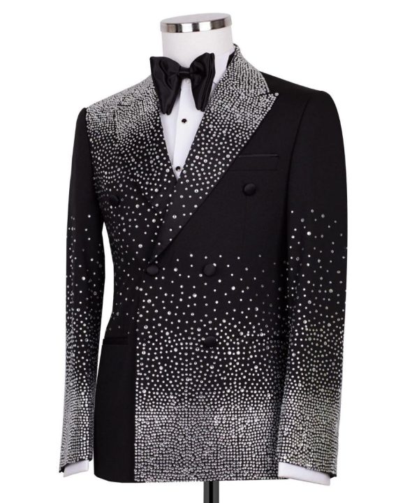 Acme Stones Detailed Tuxedo Suit - Image 2