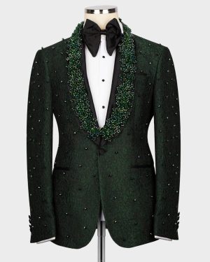 Acme Stones Detailed Tuxedo Suit