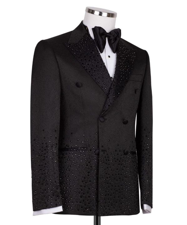 Acme Stones Detailed Tuxedo Suit - Image 5