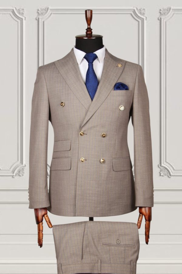 Classic Double-Breasted Suit