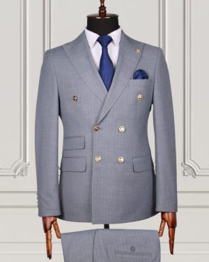 Classic Double-Breasted Suit