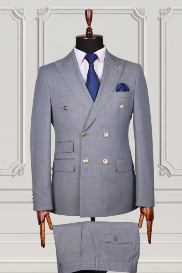 Classic Double-Breasted Suit