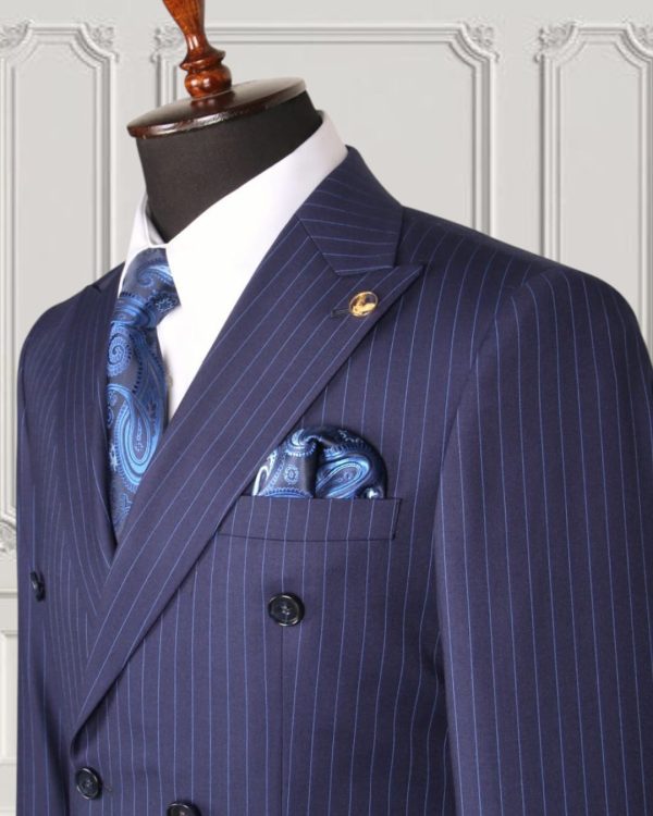 Classic Double-breasted Suit - Image 2