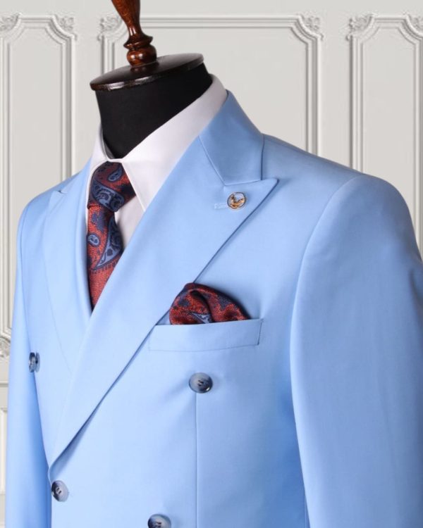 Classic Double-breasted Suit - Image 2