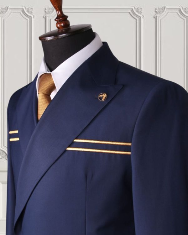 Classic Double-breasted Suit - Image 2