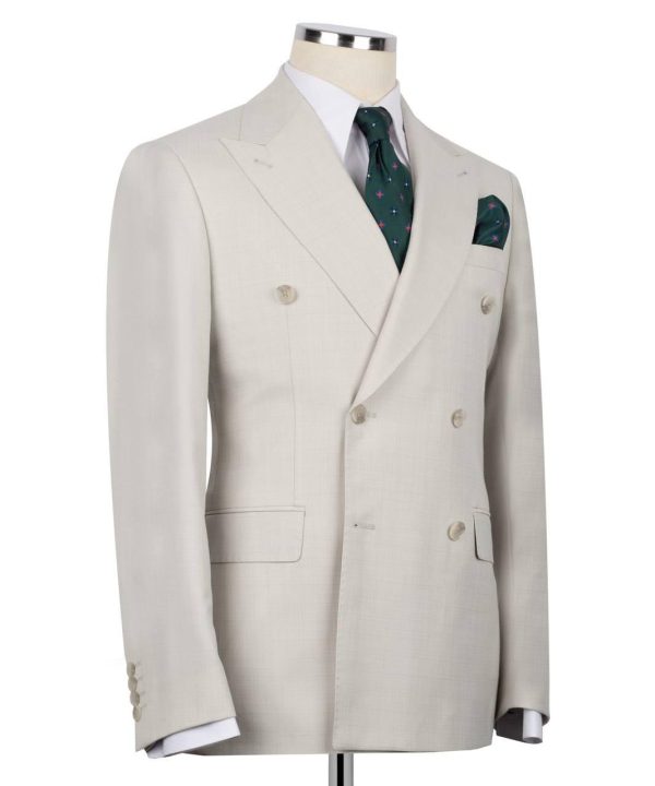 Classic Double-breasted Suit - Image 2