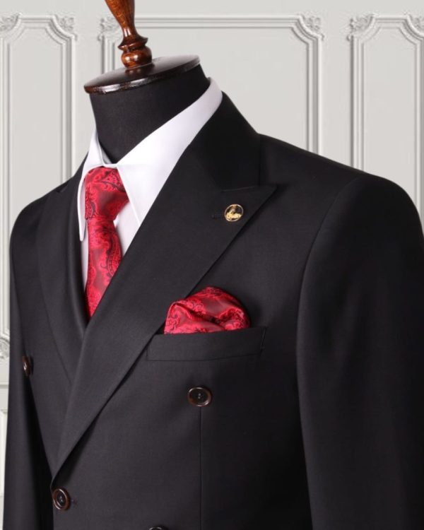 Classic Double-breasted Suit - Image 2
