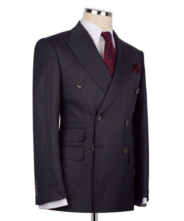 Classic Double-breasted Suit - Image 3