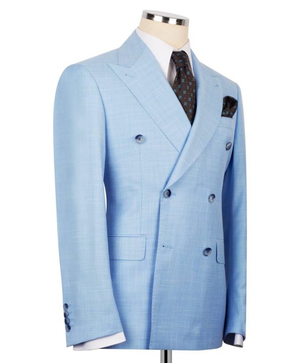 Classic Double-breasted Suit - Image 2