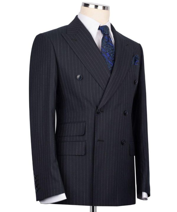 Classic Double-breasted Suit - Image 3