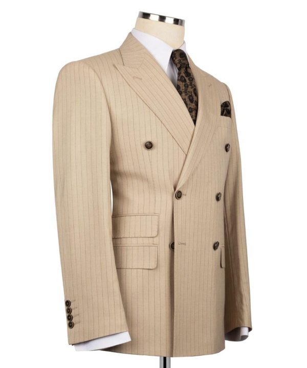 Classic Double-breasted Suit - Image 3