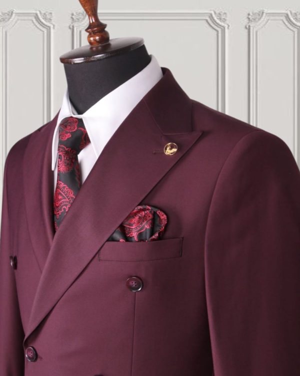 Classic Double-breasted Suit - Image 2